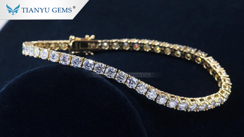 K14ホワイトゴールドダイヤモンドブレスレット(LBL007)|TSUTSUMI