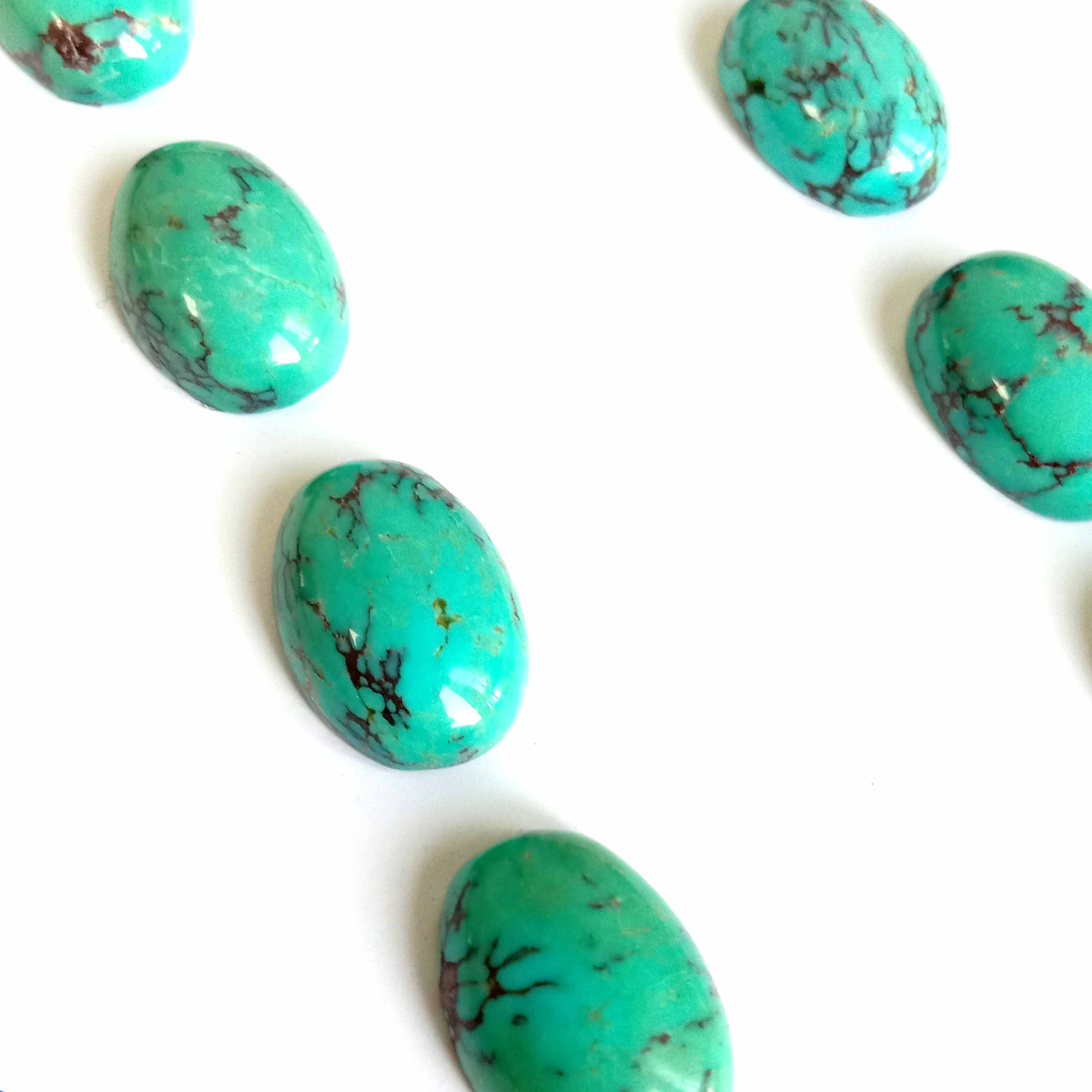ZH Gems | pisinisi sili turquoise cabochon 8