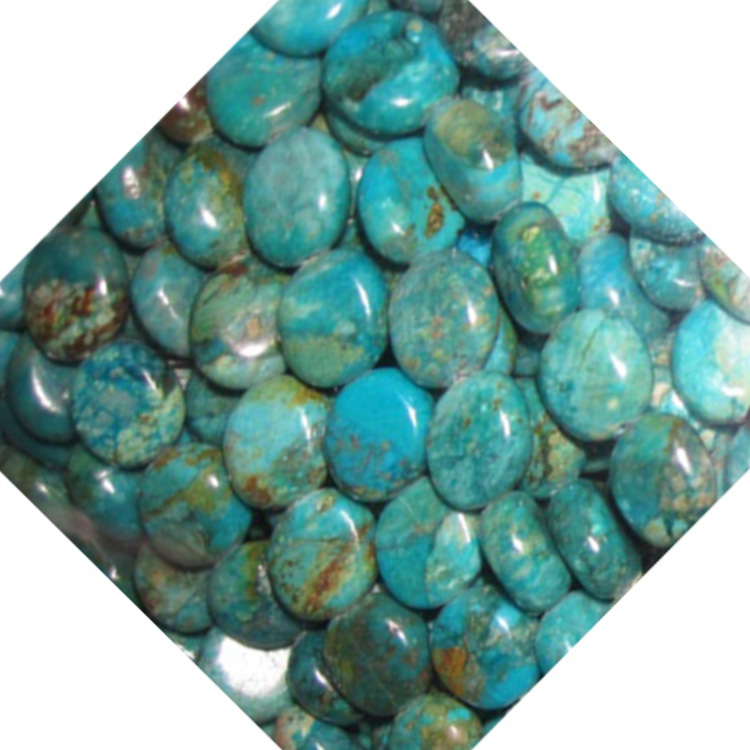bedste turkise ovale perler levering | ZH Gems 8