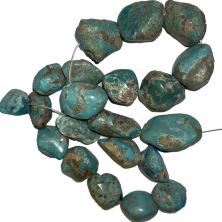 اپنی مرضی کے مطابق فیروزی نگٹس قابل اعتماد سپلائر مینوفیکچرر | ZH جواہرات 8