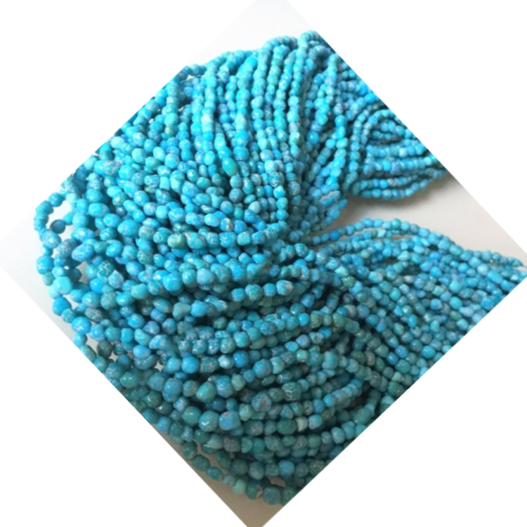စိတ်ကြိုက် kingman turquoise ပုတီးစေ့များ ပေးသွင်းသည့် ထုတ်လုပ်သူ | ZH ကျောက်မျက်ရတနာ 8