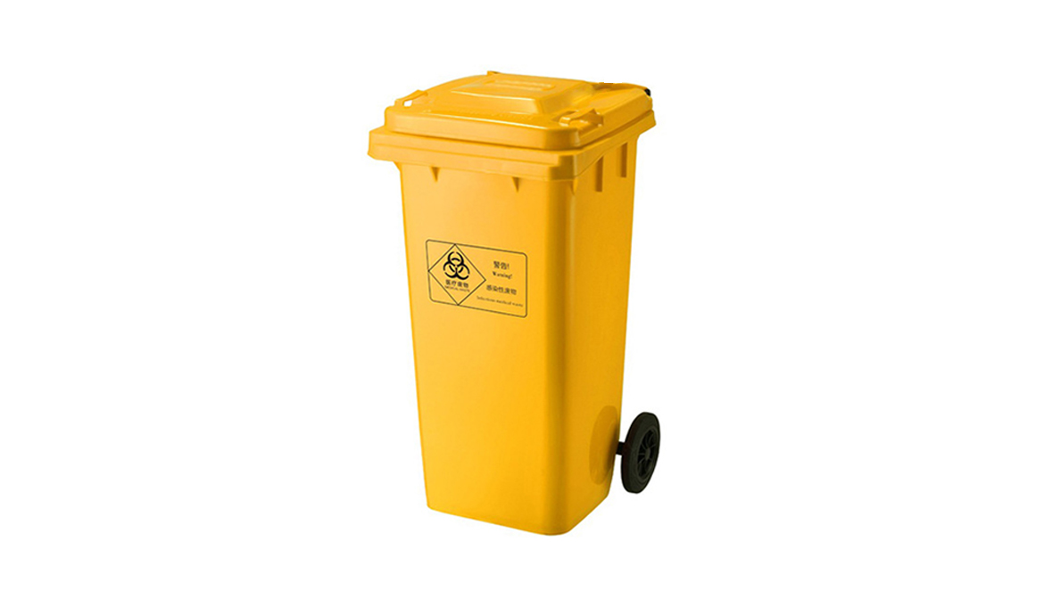 Moveable Dustbin Plastic movable dustbin with 2 wheels with 120 Liter(KL-24-120)