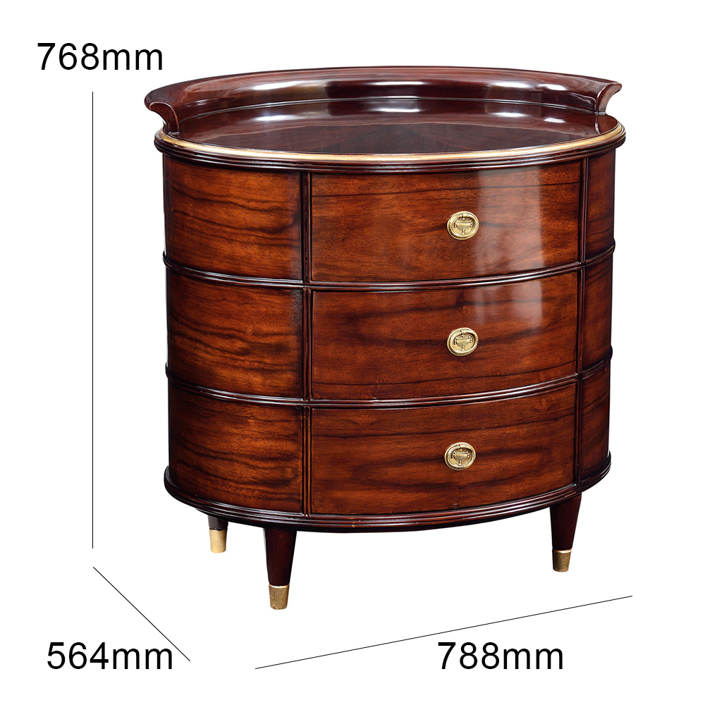 Luxury European Style Villa Bedroom Furniture Set Bed