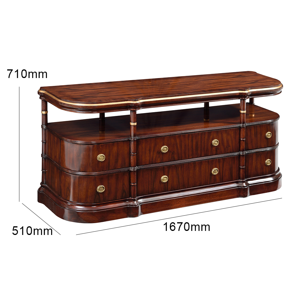 Luxury European Style Villa Bedroom Furniture Set Bed
