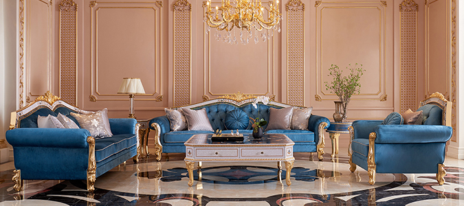 Luxury Villa House Livingroom Sofa