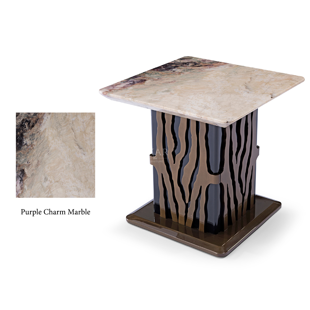  patterned corner table