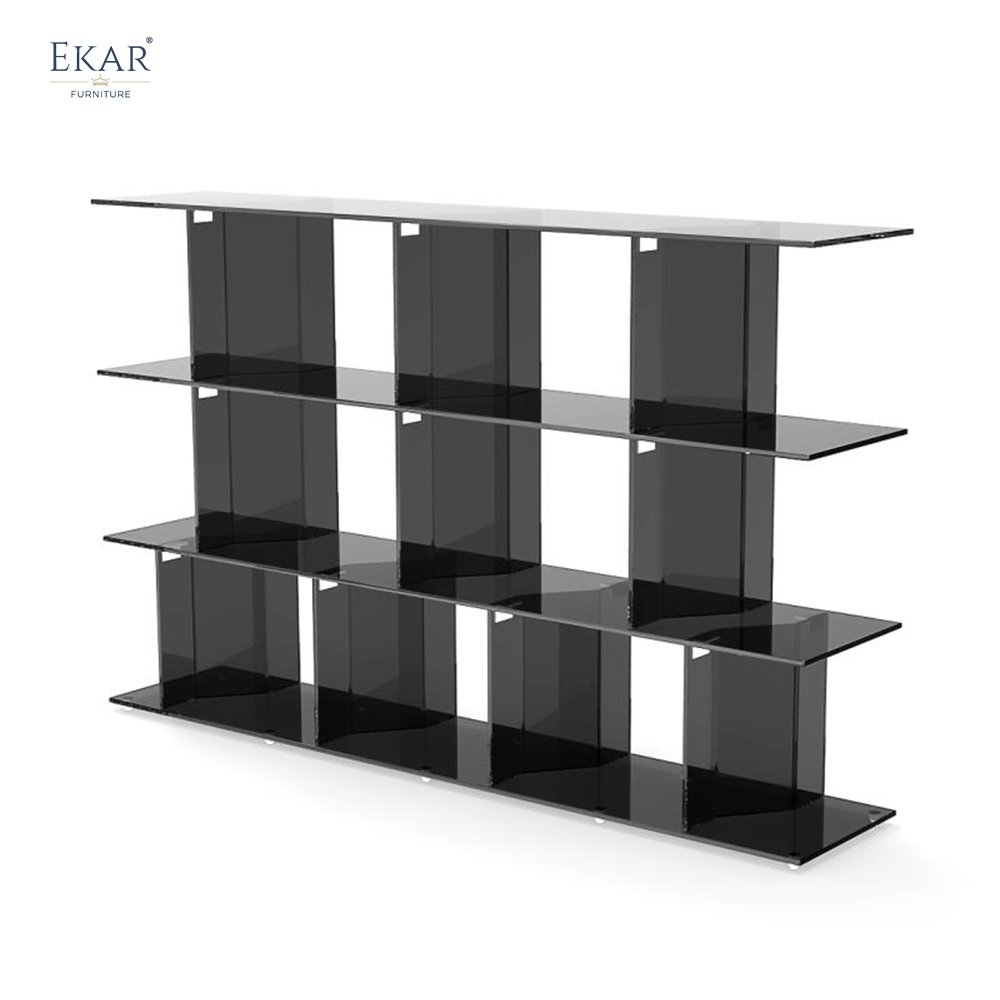 Modern office furniture stainless steel brushed L-shaped storage ...