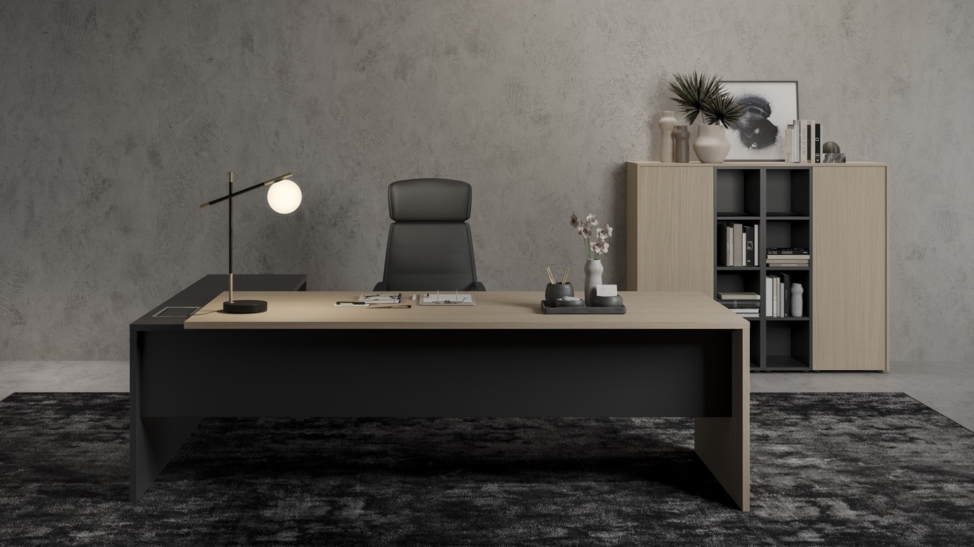 Colan modern design manager desk executive desk Alpha