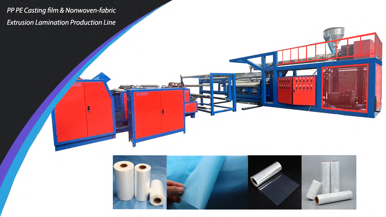  Customized PP PE Casting film & Nonwoven fabric extrusion lamination film production line manufacturers From China | Dali 