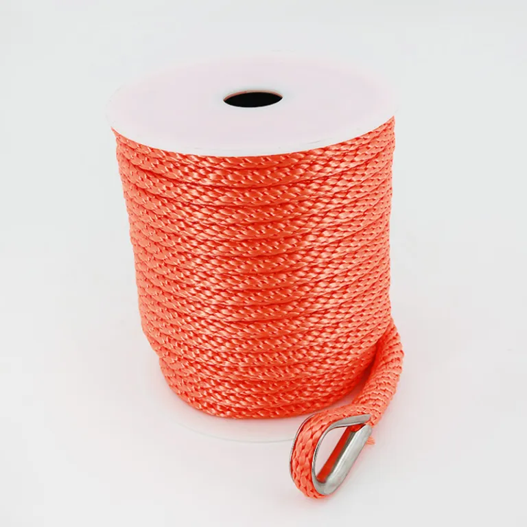 Solid Braided Polypropylene Anchor Rope Marine Rope