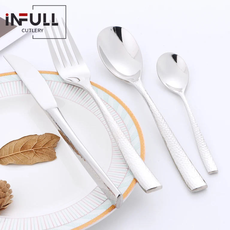 Set Di Posate Da 4, Acciaio Inossidabile Elegante Sano Durevole, Includi Coltello Forchetta Cucchiaio Per Casa, Hotel, Ristorante, Lucidato A Specchio, Stoviglie Nuova Casa (Argento,24pcs - Foto 4