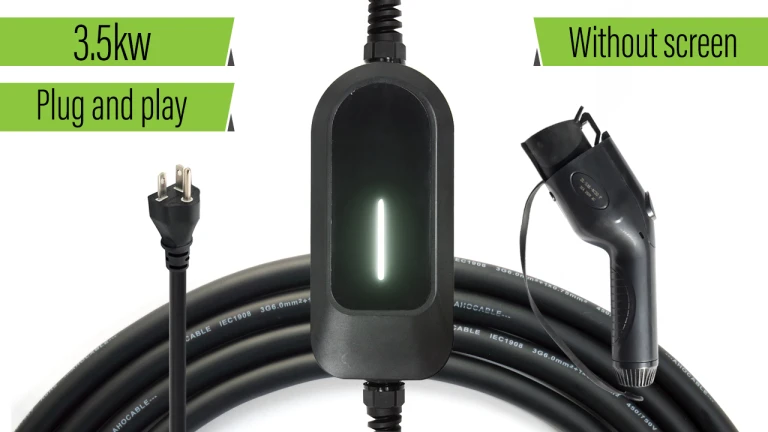 EV Ladegerät Ladekabel 7M Starkstrom CEE 11/22kW 16/32A Typ 2 Mobile Wallbox dé