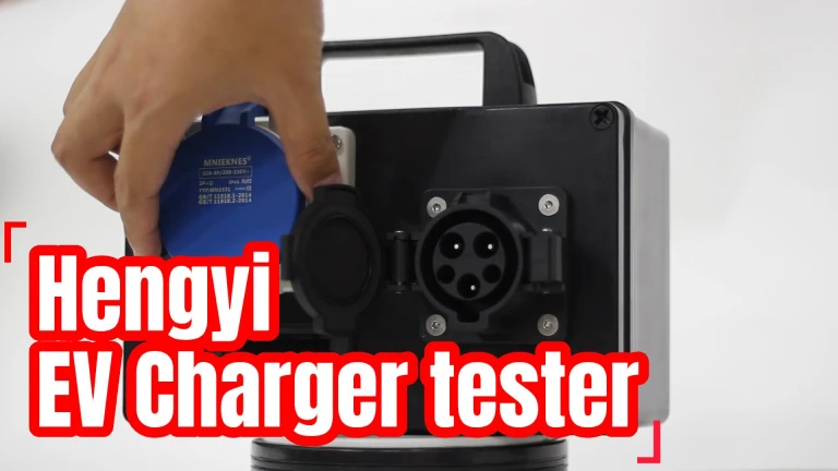 Adaptateur Testeur EVSE Type 2 - Simulateur Station Recharge Véhicule électrique | Compatible Multimètre, Oscilloscope