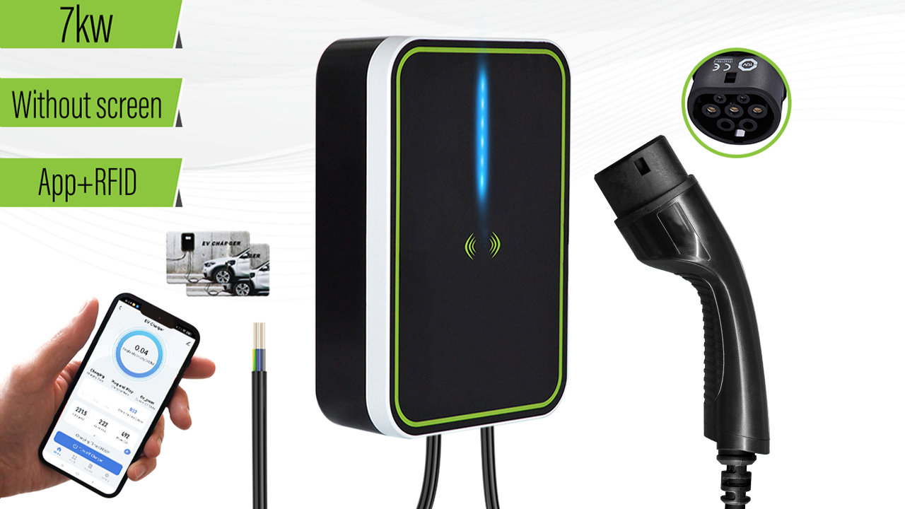 Hengyi Ev Charger Cable Type Iec App Appointment For Charging Evse Electric Vehicle Car