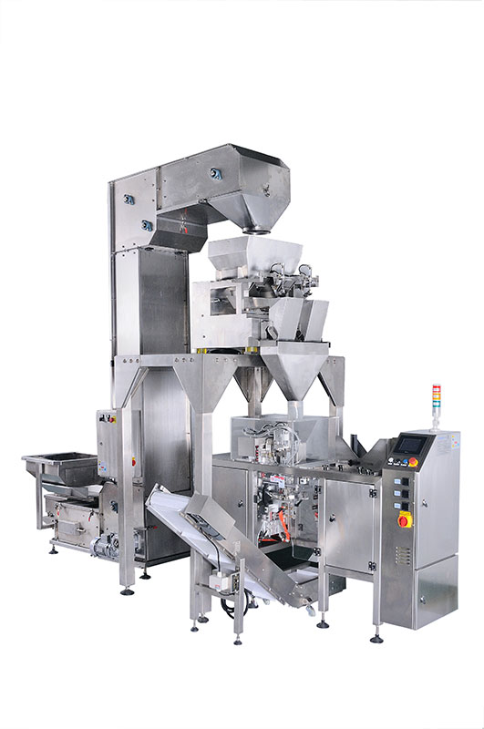 Linear weigher with mini premade pouch packing machine