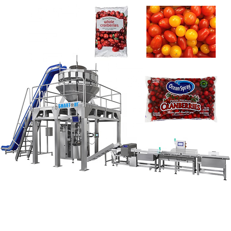 Machine de conditionnement de légumes frais, fruits, tomates cerises et tomates cerises de qualité supérieure à vendre | Fabricant | Smart Weigh