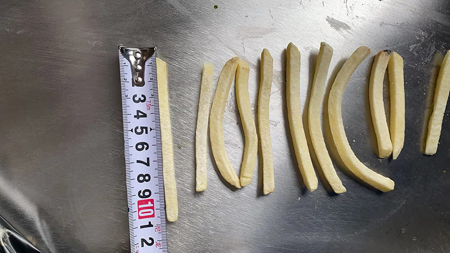 french fries packet 1kg 