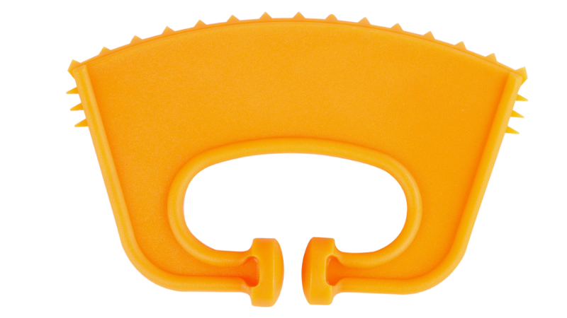 Thick plastic farm animal weaner tool for calf or cattle to prevent ...