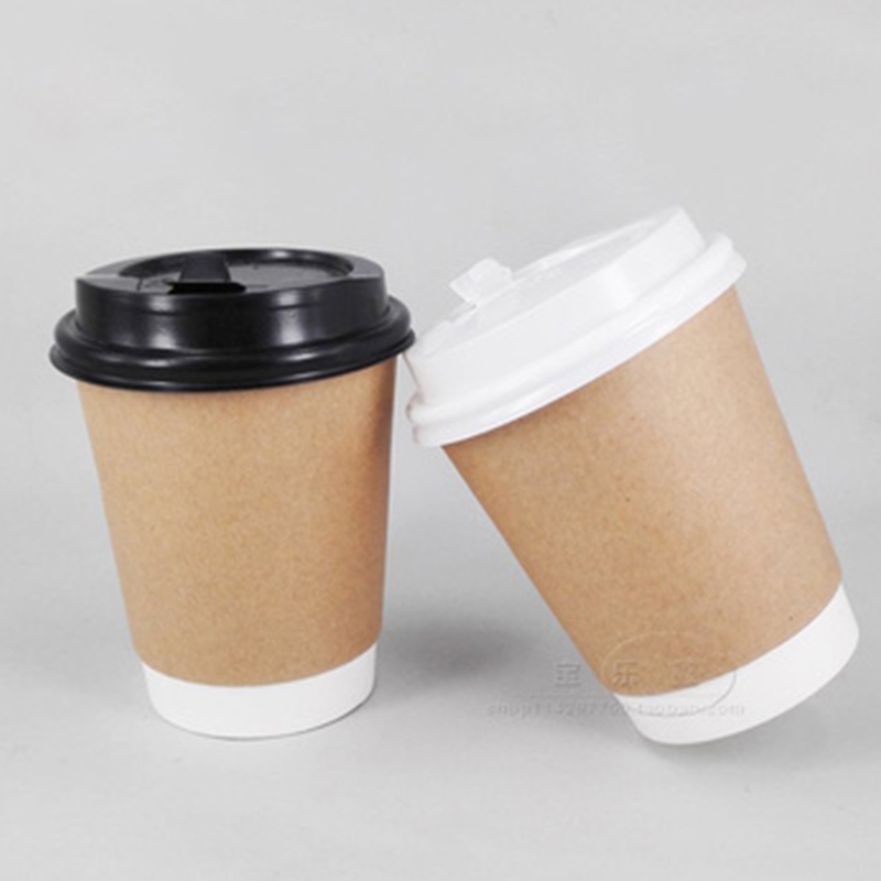 Customized 8oz 24oz Disposable Double Wall Hot Drinks Paper Cup Kailai