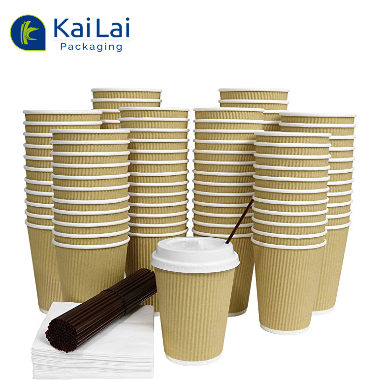 Sustainable packaging 20oz disposable hot coffee paper cup vasos