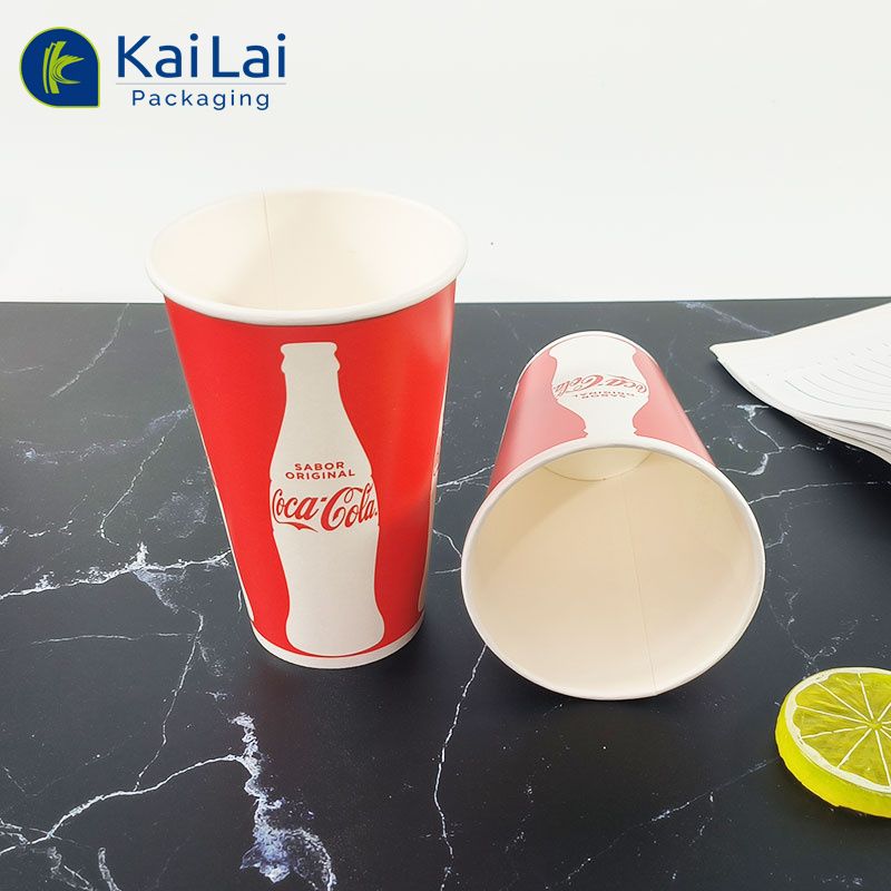 Recycled Custom Color Logo Disposable Eco friendly Double Wall Paper ...