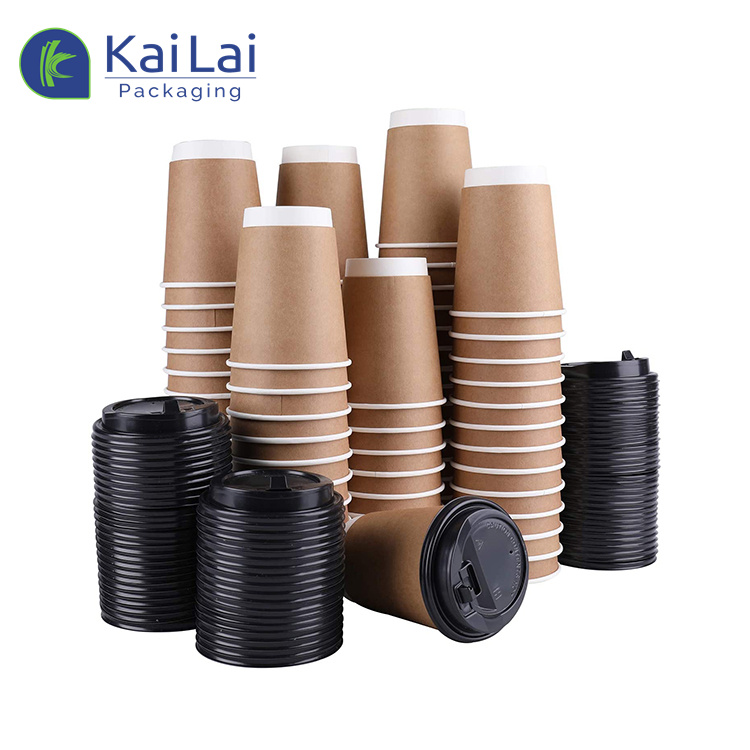 High Quality Biodegradable 16oz Disposable Doubl Wall Paper Coffe Cup