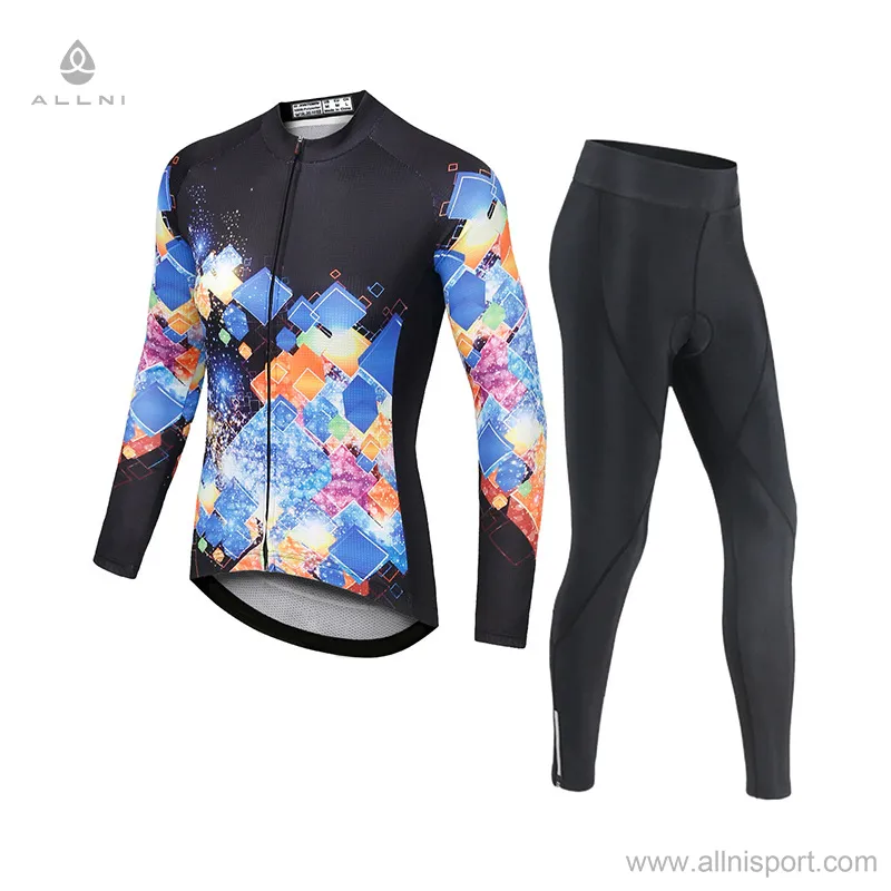 Maillot de cyclisme à manches longues pour homme avec haut de vélo de course en plein air Sikma - France