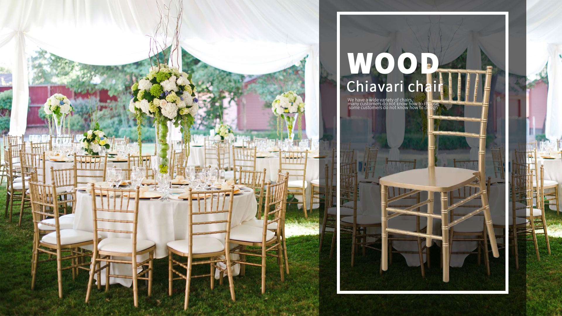 Sillas de restaurante al por mayor silla chiavari de madera para banquetes  con cojín Productos | XYM, image size:1920x1080