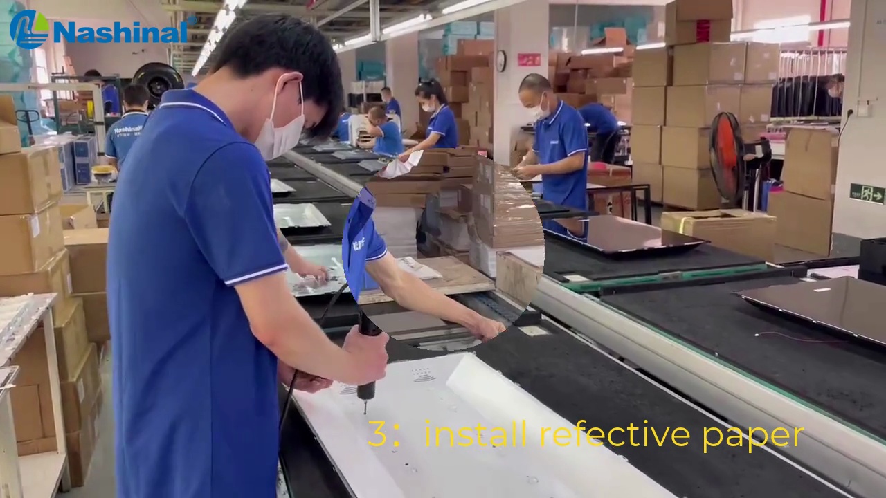 3：install refective paper.