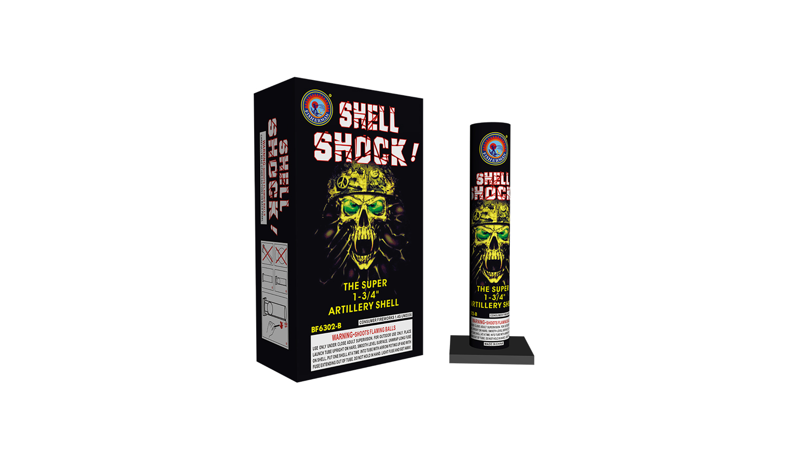 Wholesale Price Liuyang 1.75 inch Artillery Shells BF6302-B SHELL SHOCK ...