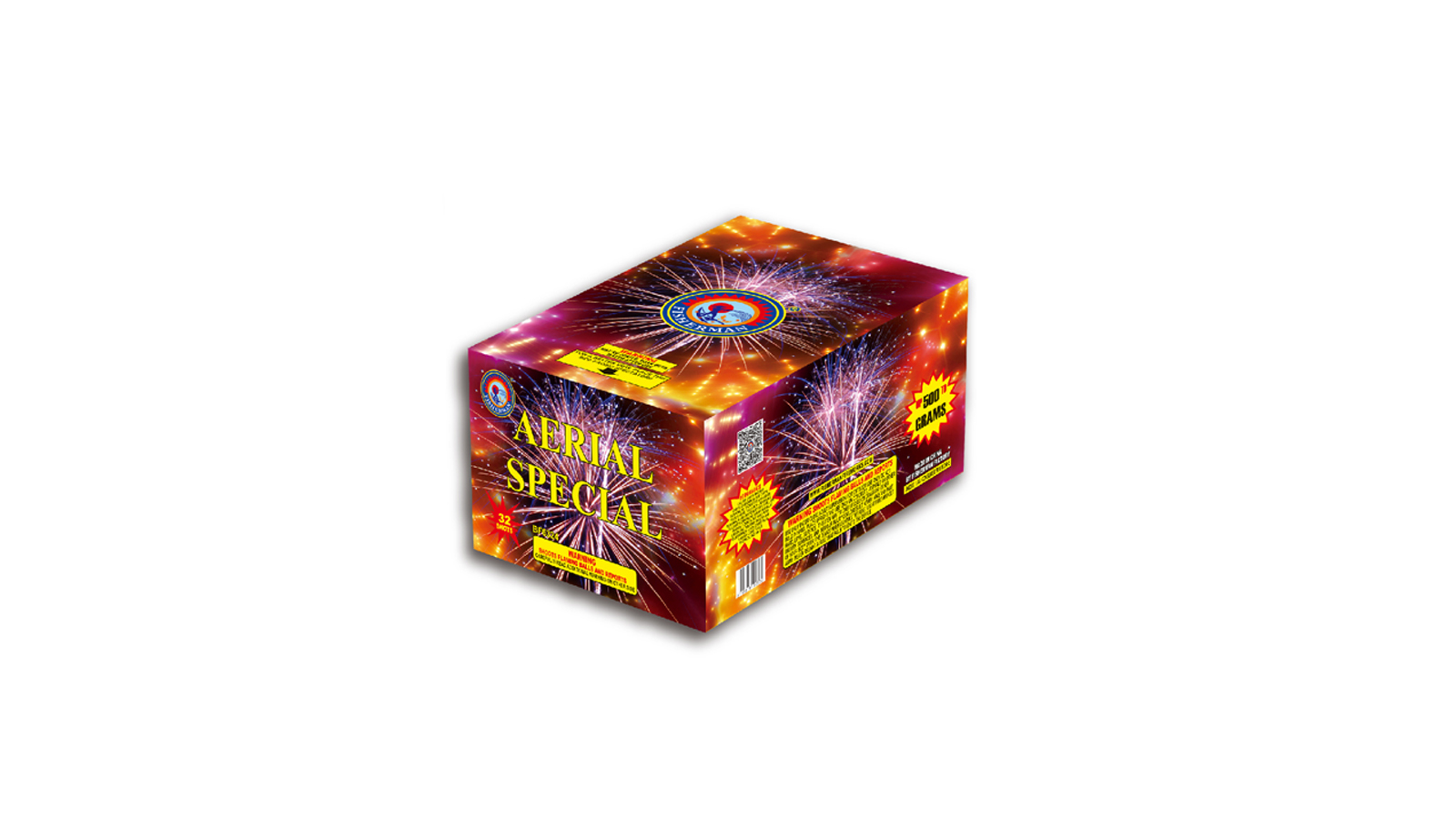 62 Inch Firework High Quality Colorful 500g 32 shots Cake Fireworks BF6324 AERIAL ...