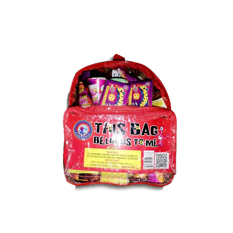 FUNNY FIREWORKS ASSORTED PACK THIS BAGS BELONGS TO ME BF-A007