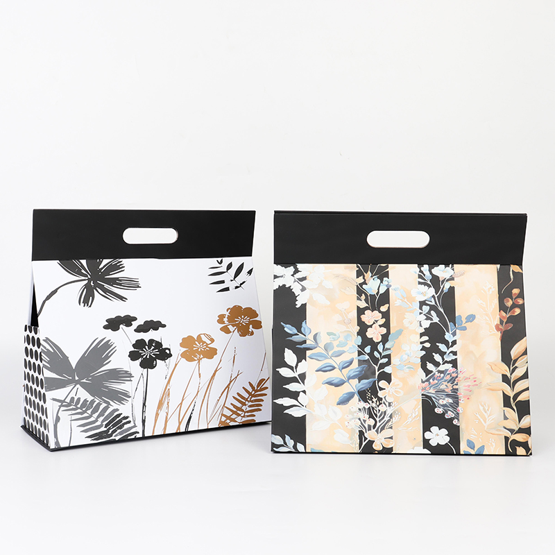 2025 New Tropical Style Triangle Folding Box Custom With Die-cut