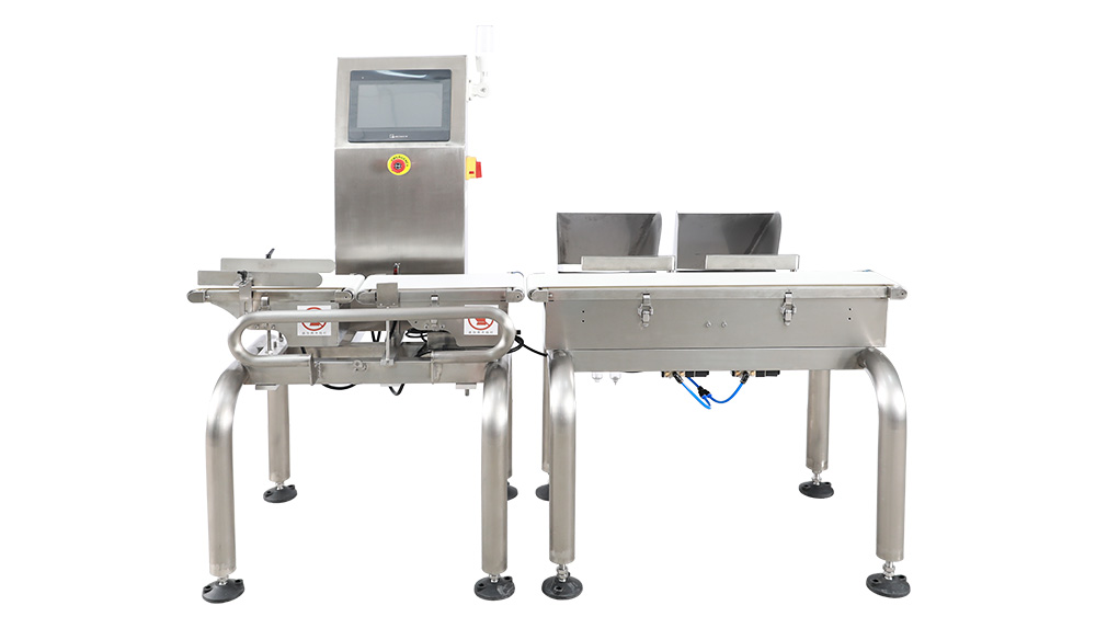 High Precision Inline Checkweigher Conveyor Check Weigher Machine NG ...