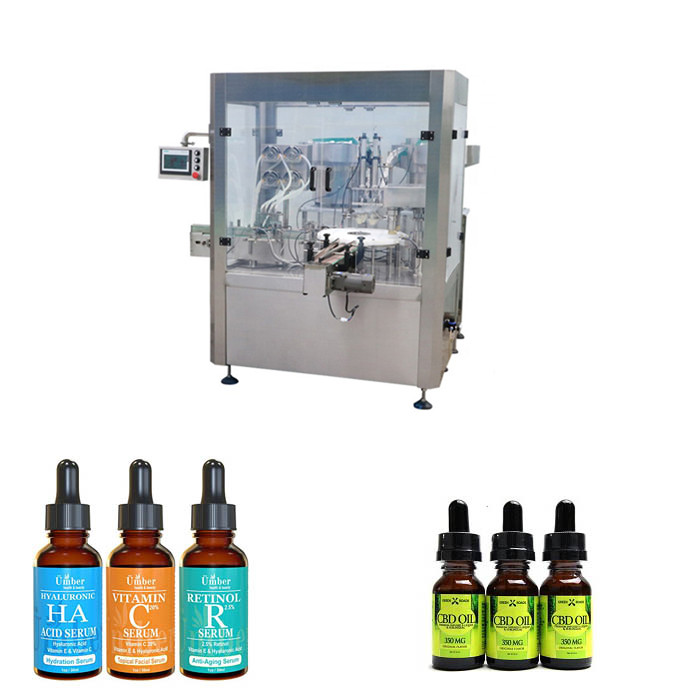  Quality YB-Y4 Automatic Glass Dropper Bottle Tincture Oil Filling Machines Manufacturer | Weibang 
