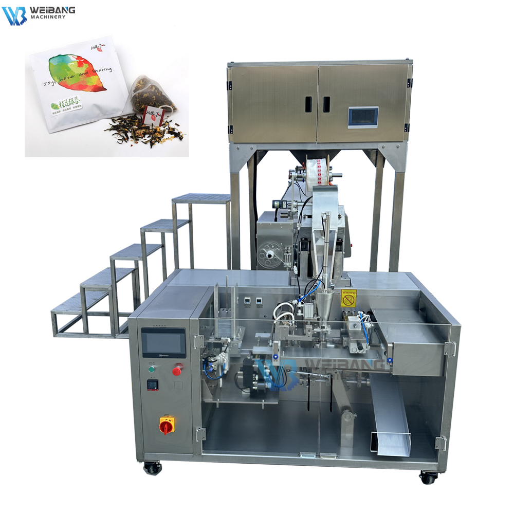 Pyramid tea bag machine with Outer Sachet packing Machine | Weibang