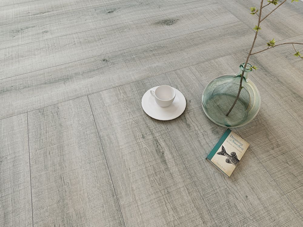 Rough matt surface non-slip wood look porcelain tiles grey indoor wooden look antique glazed tile