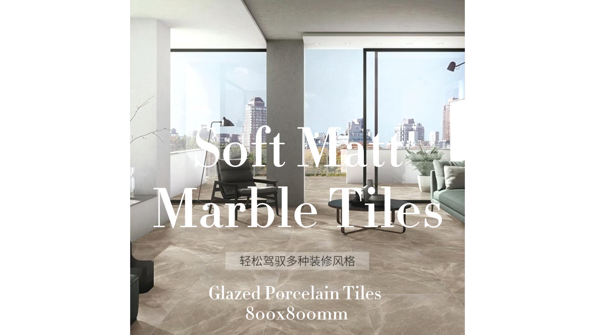 glazed polished tile MoCo Marble Tiles