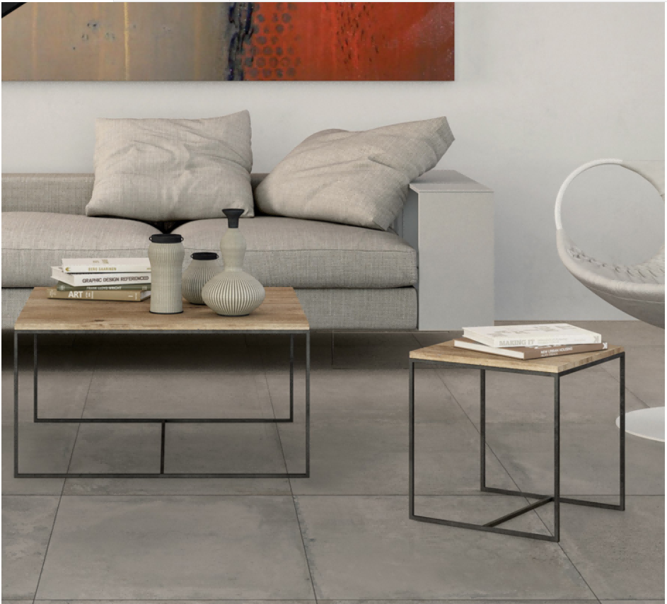 rustic cement ceramic concrete porcelain floor tiles 600x600