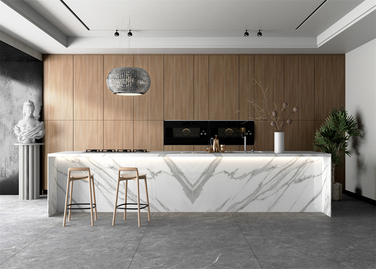 seamless Large-format porcelain slabs