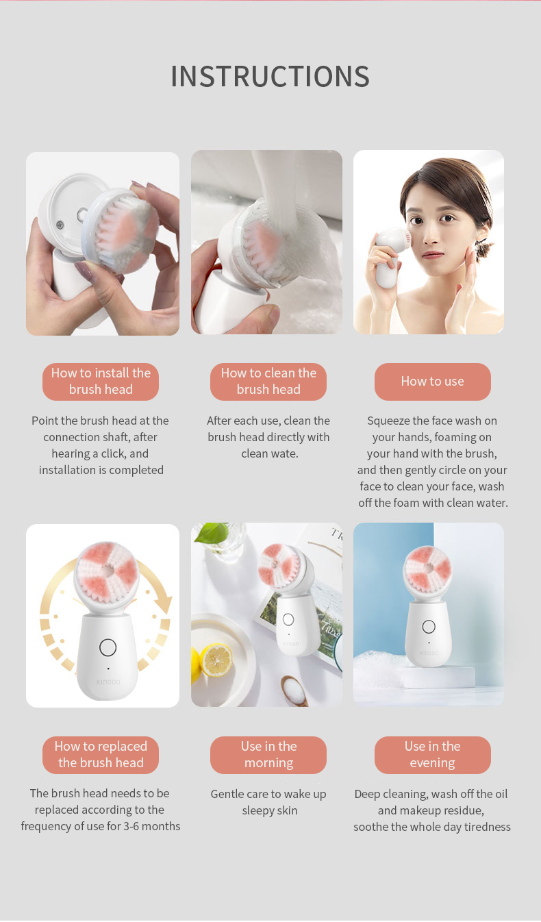manual facial cleansing brush