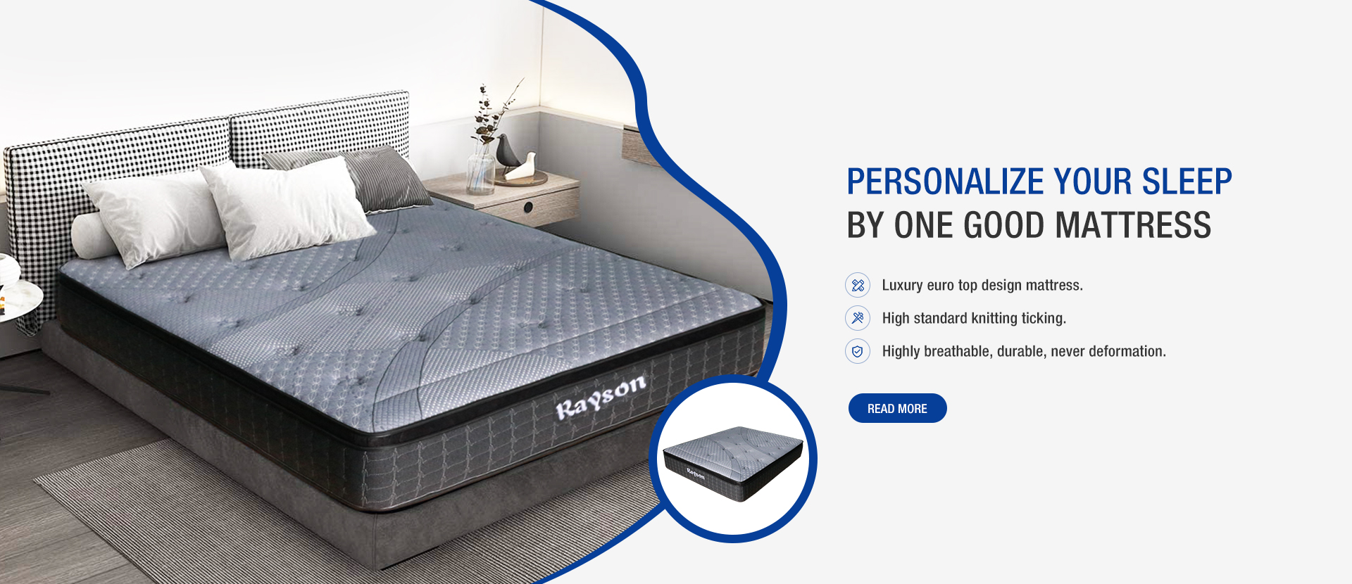 China Leading Spring and Foam Mattress Manufacturer RAYSON