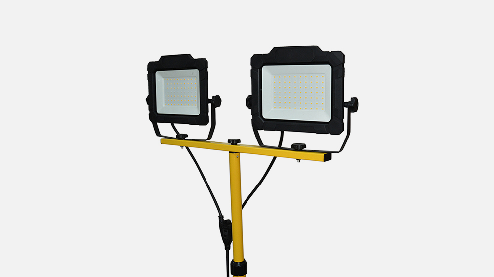 twin head tripod work light