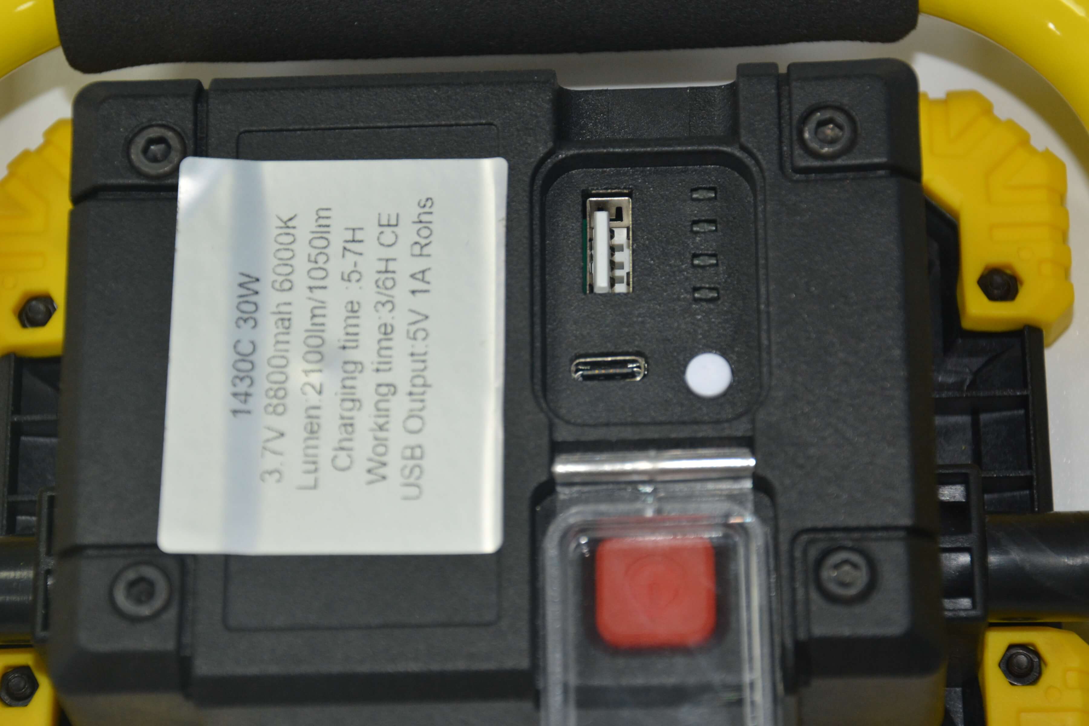 cob usb rechargeable led work light