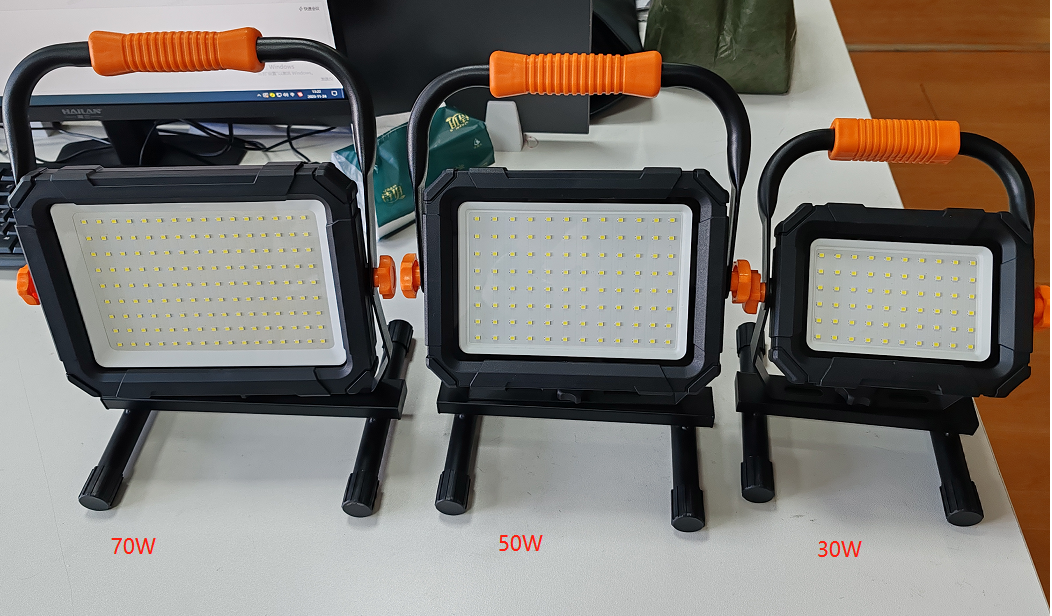  Quality IP54 Waterproof Rechargeable LED Worklights with Tripod Manufacturer | Sunshinelux 