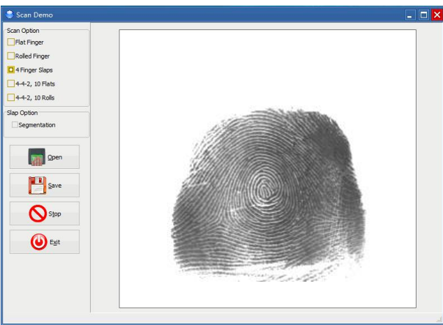 ten fingerprint scanner software