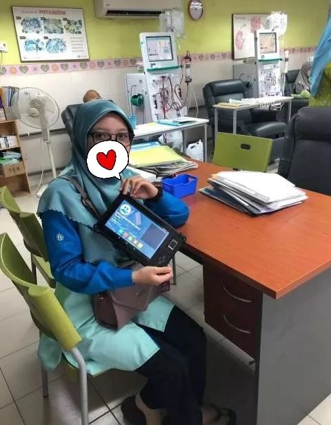 Android fingerprint tablet for patients registration