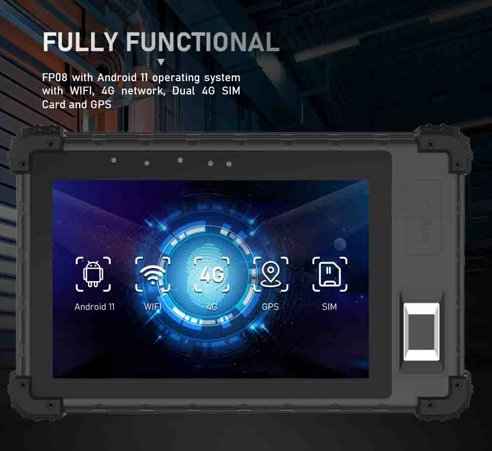 multi-function biometric tablet