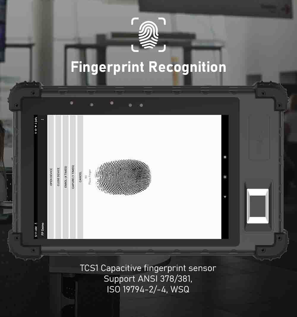 fingerprint tablet