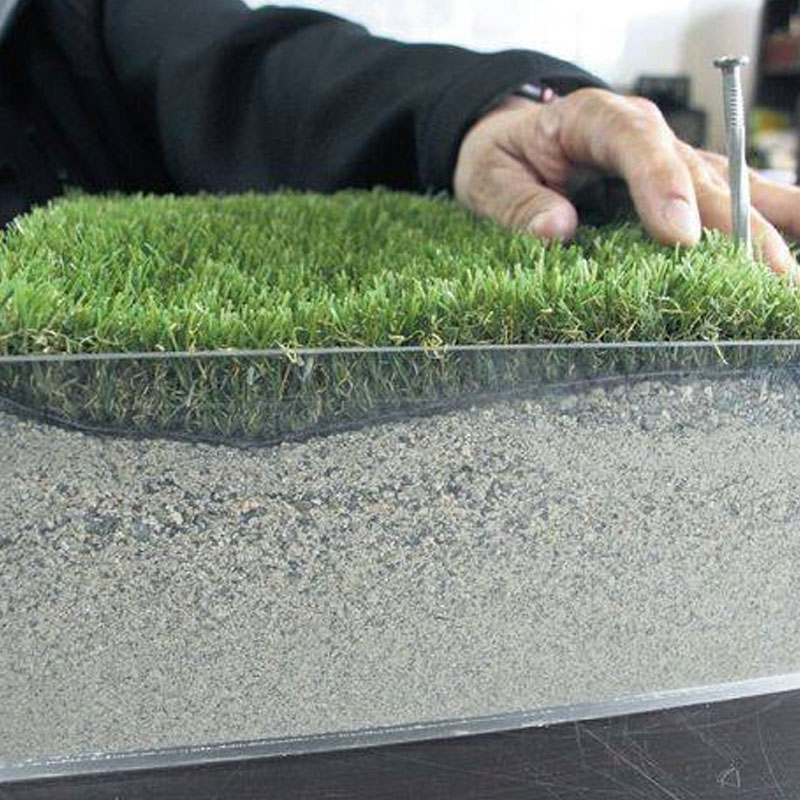 What is artificial grass drainage system?